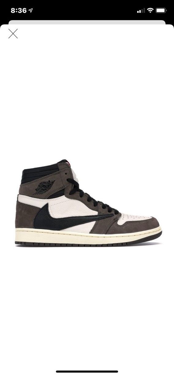 Image 1: StockX.com Travis Scott Air Jordan Image 2:StockX.comOff white Air Jordan 1