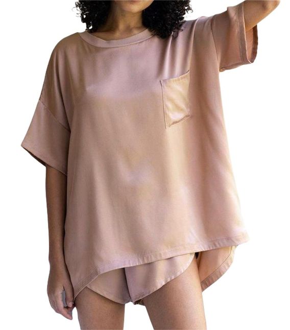 Lunya Washable Silk Tee Sleep Set - 26% off