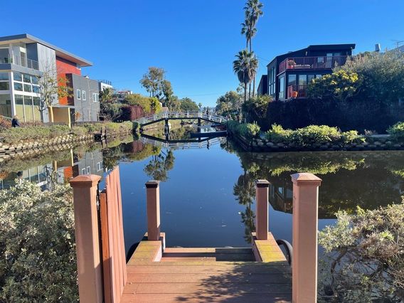 The canals are located right off 25th street in Venice Beach. 