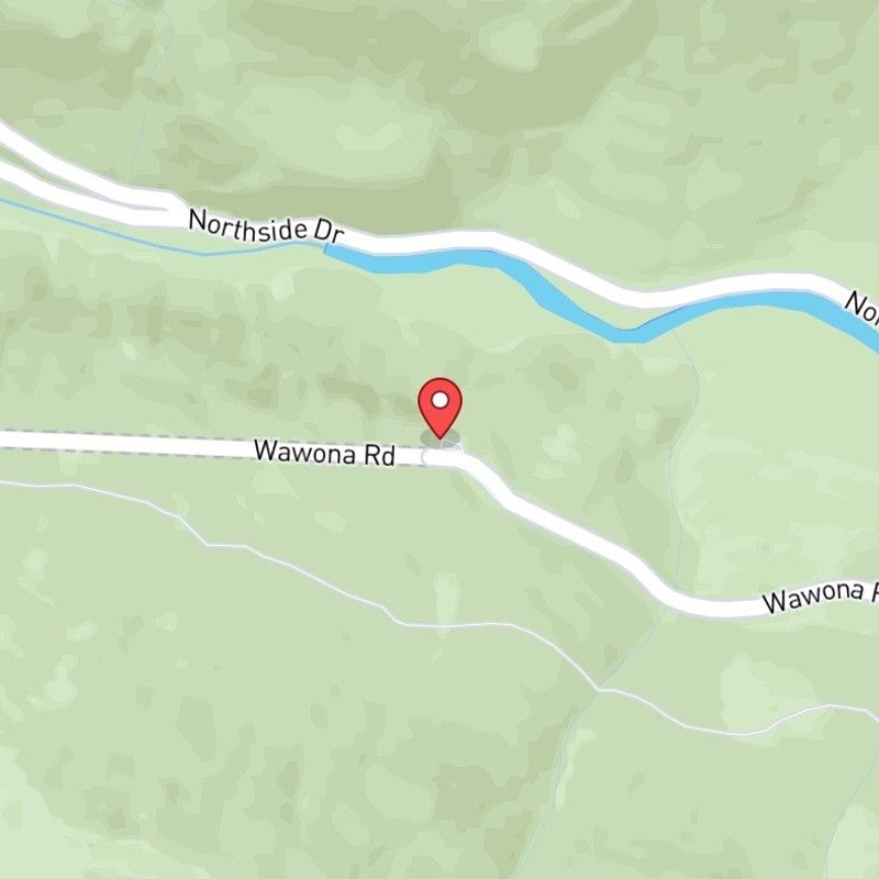 Map of Yosemite National Park, Wawona Rd, California 95389, United States