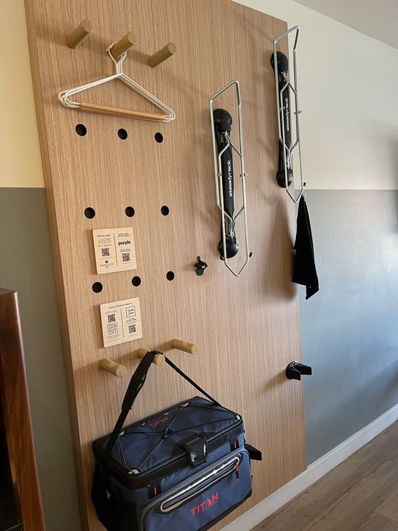 Bike Rack in every room for you mountain bikers! 