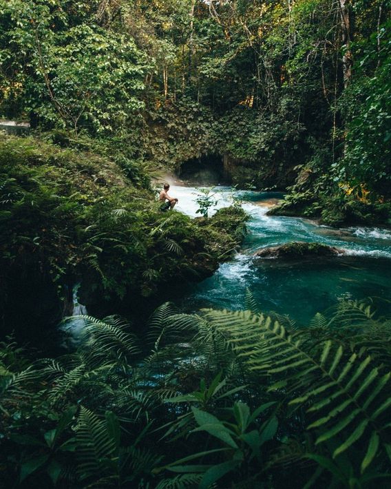 Views from the hike to the Blue Hole