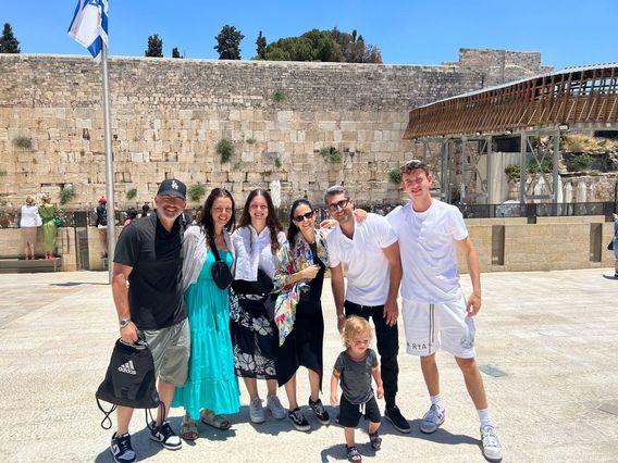 Jerusalem Day with fam from LA