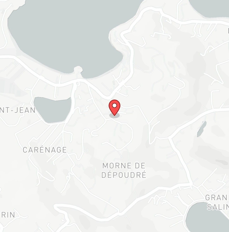 Map of St Barthélemy