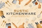 Cover Rustic Kitchenware Illustration