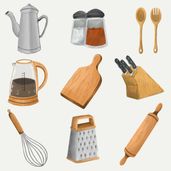 Rustic Kitchenware Illustration Jpg Scaled