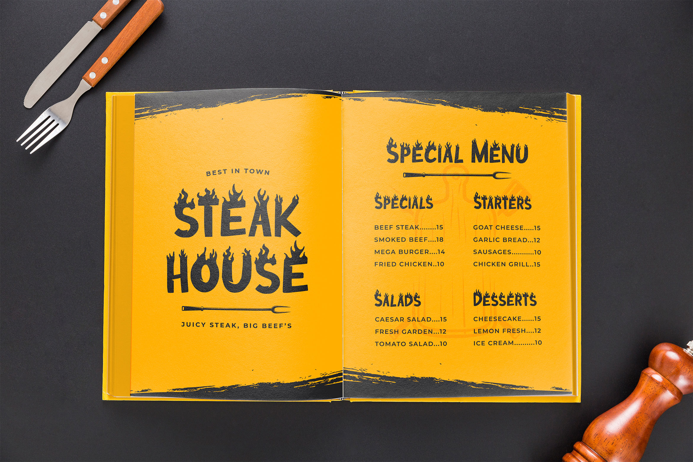 Mock Up Steak House