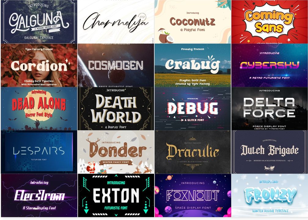 Typefactory Mega 600 Font Collection Bundle | Typefactory.co