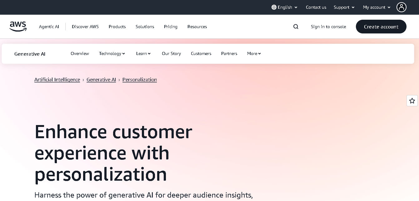 AI Personalization in Website
