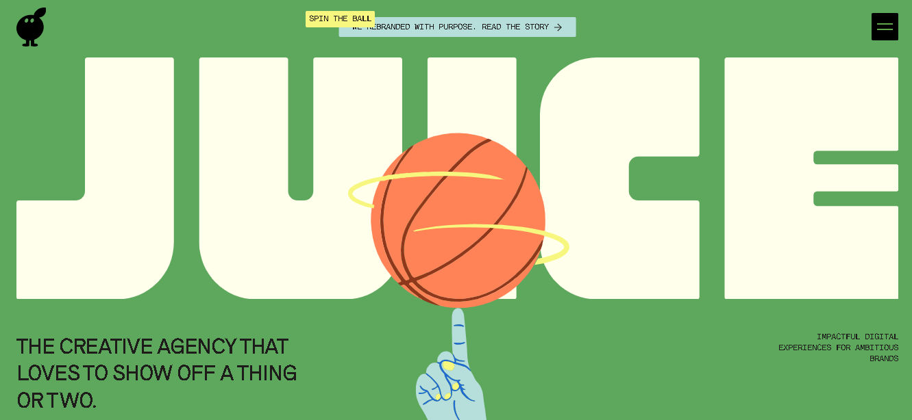 Website with Animation