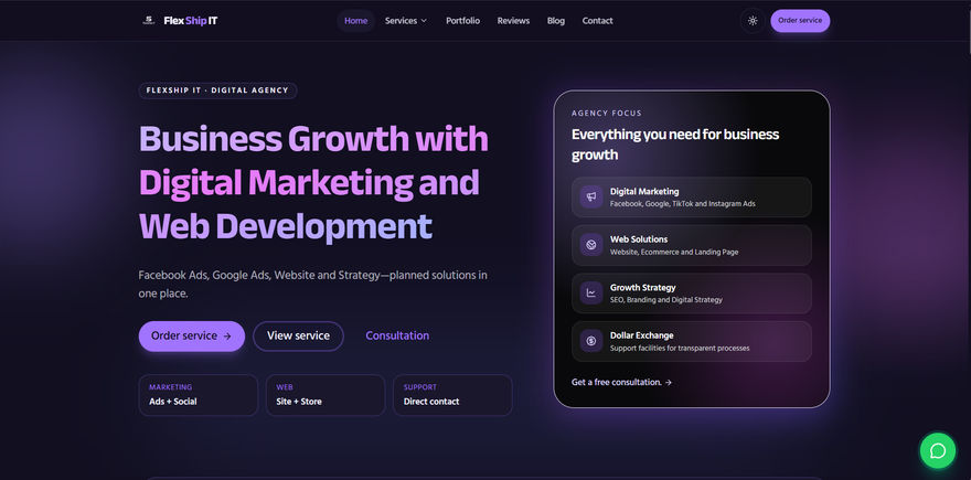 Website For An Agency