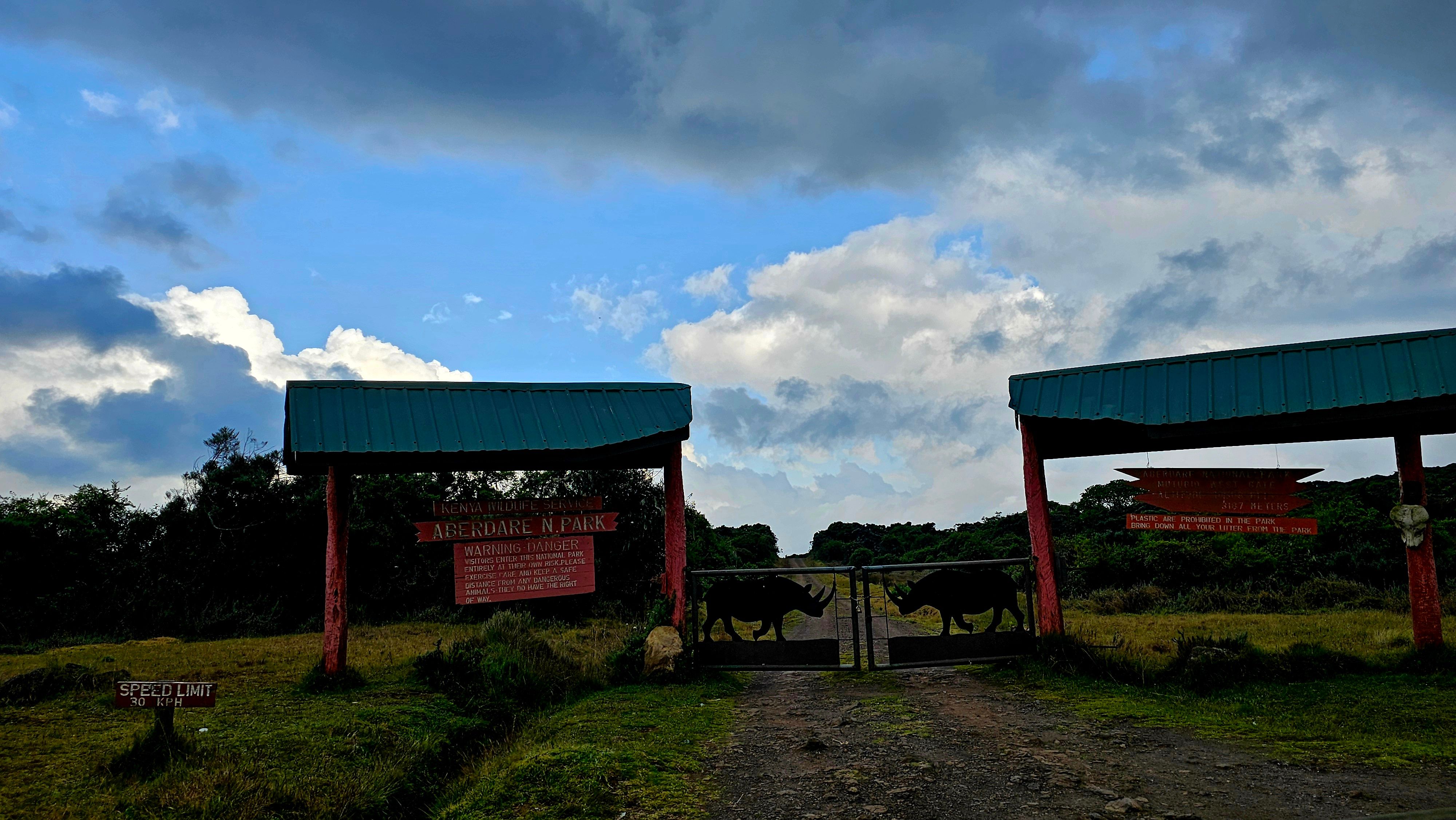 Mutubio Gate, Aberdare National Park