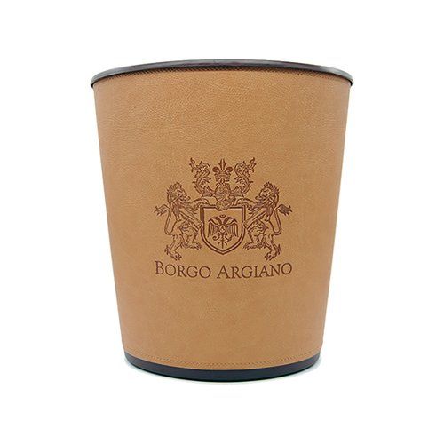 Cestini Gettacarte Polaris Ovale Grande Ecopelle con Personalizzazione