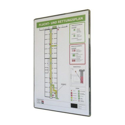 Porta Info da Parete A4 Trasparente