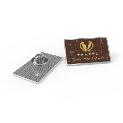 Pin Metallo Rettangolare