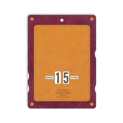 Datario Eterno da Parete in Ecopelle