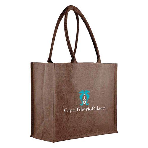 Borsa Mare Juta Colore Marrone