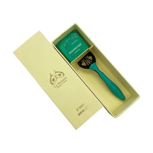 Set Barba Top con Sapone da Barba Forma Solida Duò in Gift Box Svedese Personalizzato