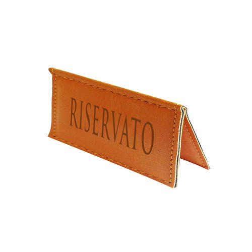 Segnatavoli a Cavallotto in Ecopelle Riservato