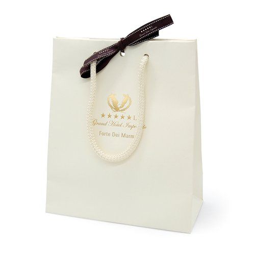 Shopper Bag in Cartoncino Personalizzati Manici con Cordoncino Tondo