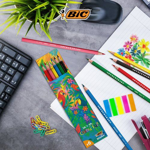 BIC® Kids Evolution® Colouring Kid Set da 6 Matite Colorate