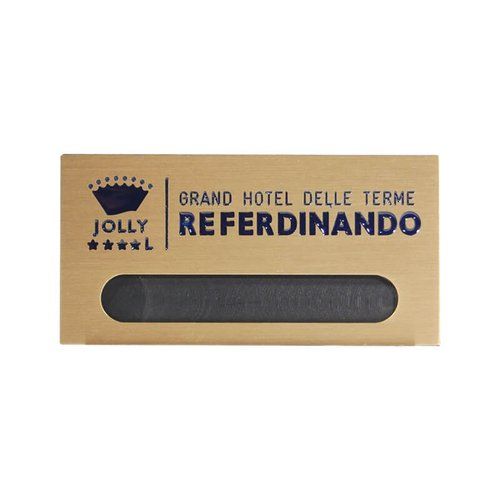 Distintivi in Ottone Dorato Satin Attacco con Spilla e Morsetto
