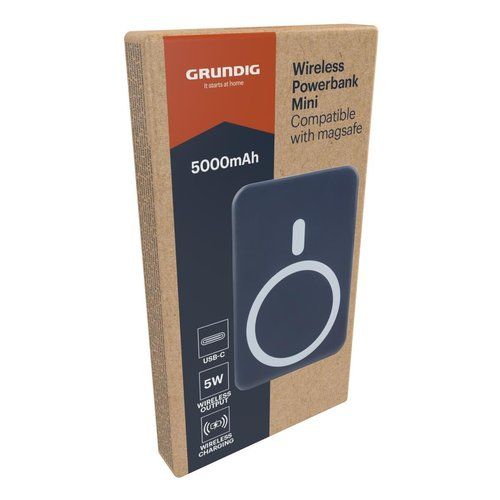 GRUNDIG Wireless Powerbank Mini 5000mAh Navy Blue