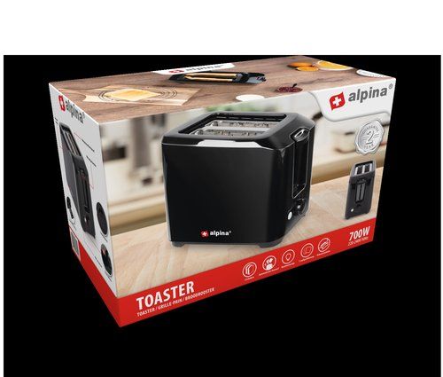 ALPINA Toaster 700W Black