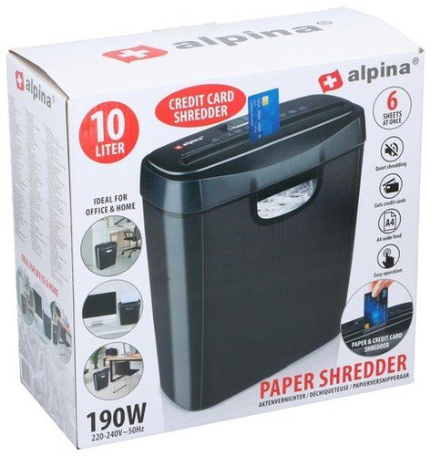 ALPINA Paper Shredder 230V 190W