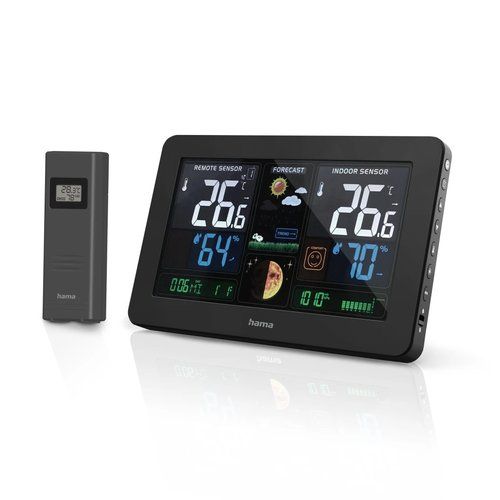 Hama "Premium" Weather Station with LED Colour Display