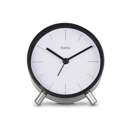 Hama “Flores” Radio Alarm Clock, Analogue, No Ticking