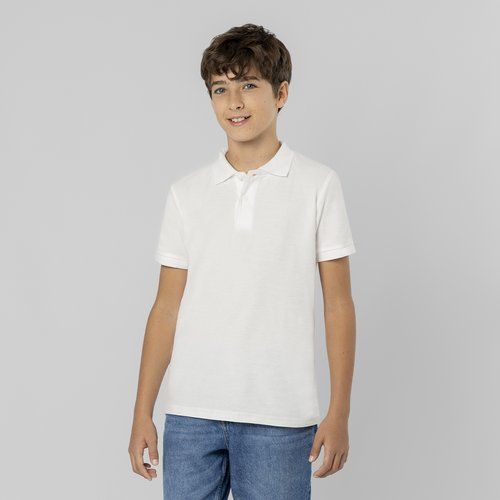 Polo Bimbo Bianco Charles