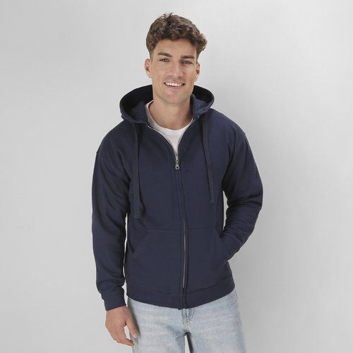 Felpa con Cappuccio Adulto + Zip "keya" SWZ280