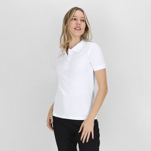 Polo Donna Bianco "keya" WPS180