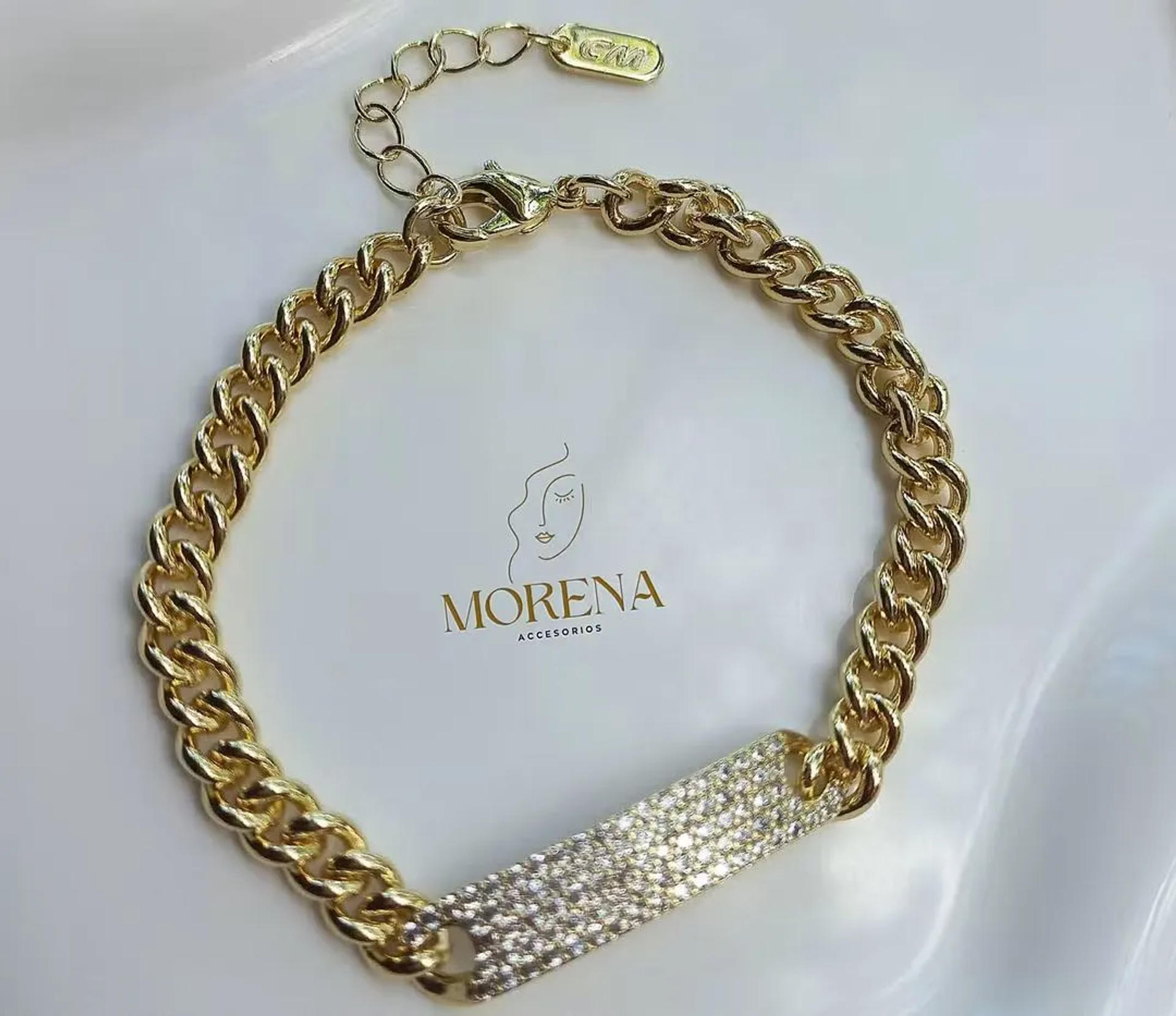 Pulsera esclava con circones