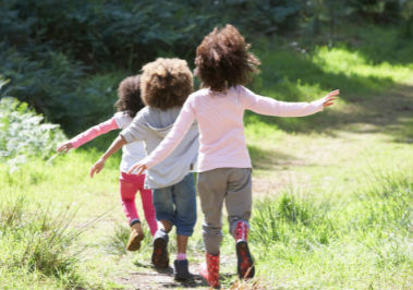 ENOC Statement - Children Forcefully Separated From Parents - Cover Image of Children Walking in Woods