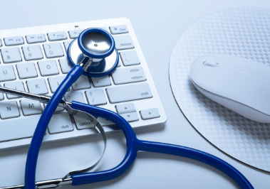 Stethoscope On Keyboard