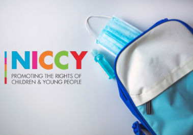 Medical Bag laying on table with NICCY Logo