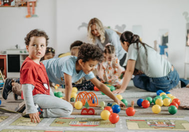 Group of Children Playing