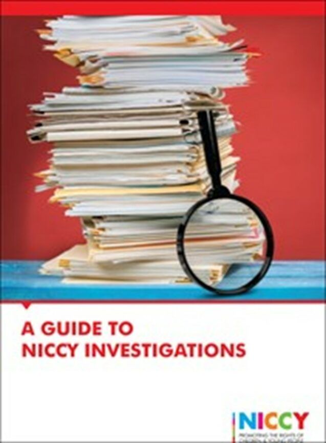 A Guide to NICCY Investigations - Cover