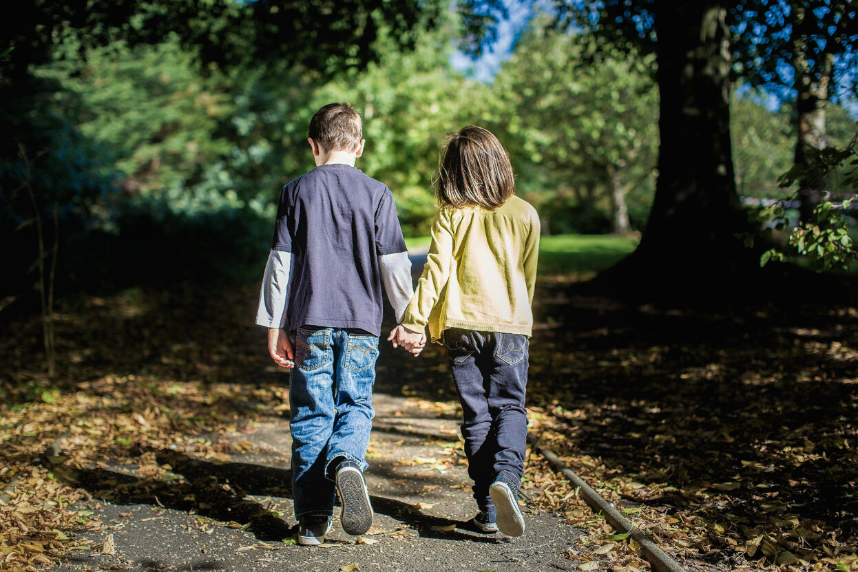 Children Holding Hands