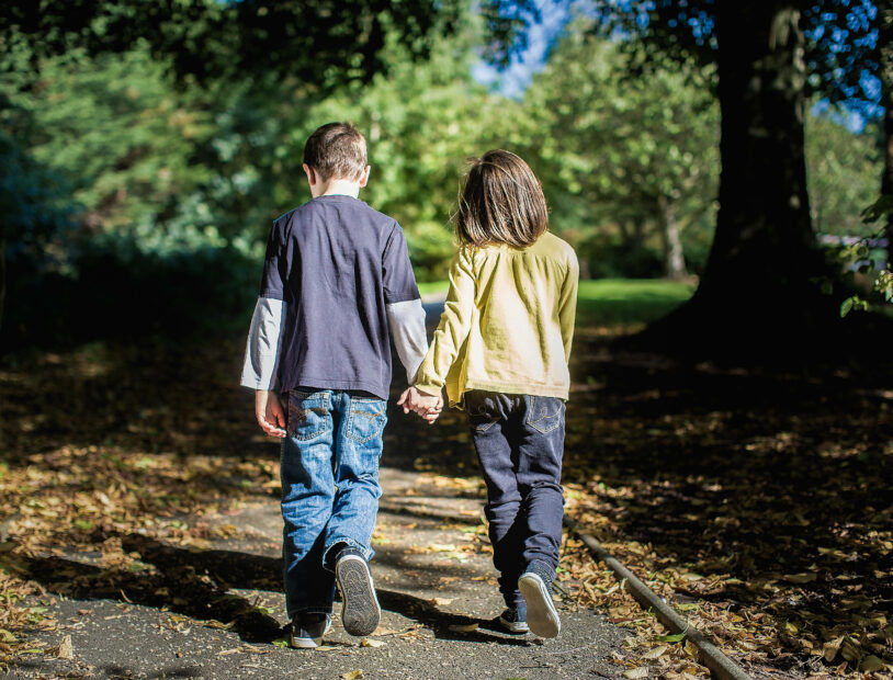 Children Holding Hands