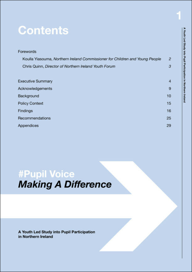 Pupils Voice: Making a Difference Report Cover