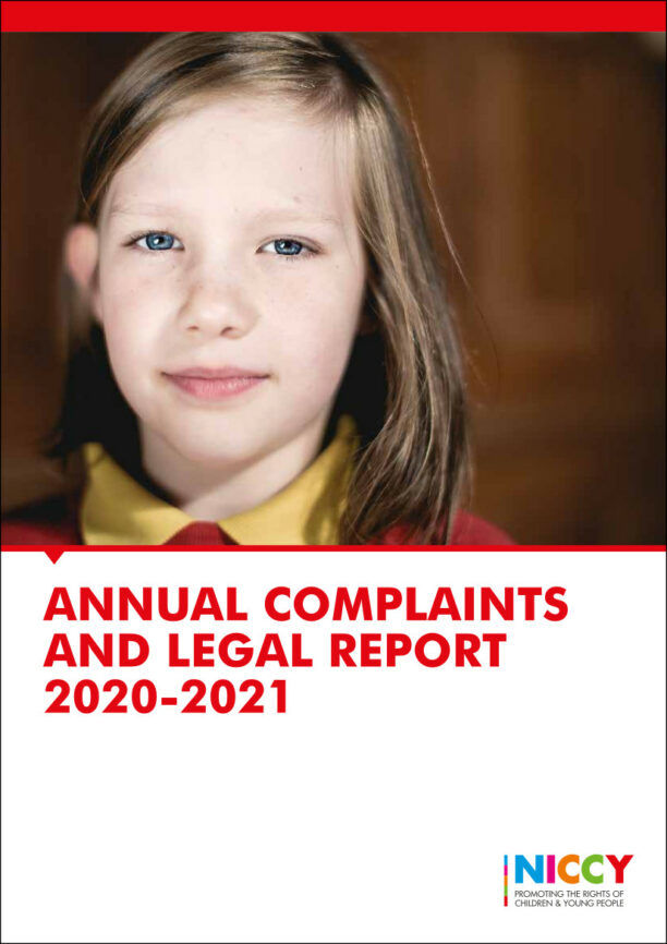 front cover of NICCY's Annual Casework report 2020-21