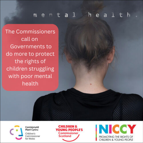 Graphic on mental health for the Convention on the Rights of the Child 2022 Report