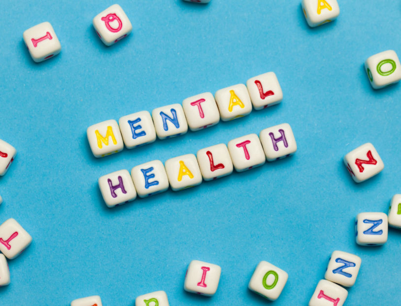 Tiles depicting the words 'Mental Health'