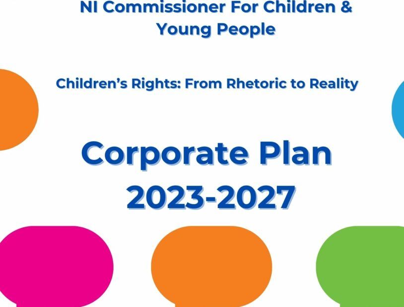 Front page cover of our draft corporate plan