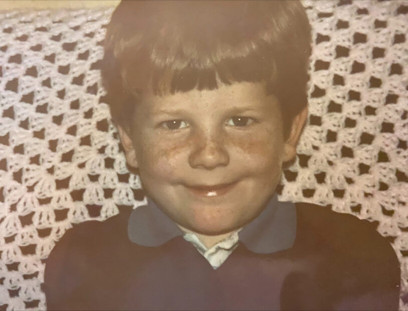 A picture of Chris Quinn, the Commissioner, as a young boy.