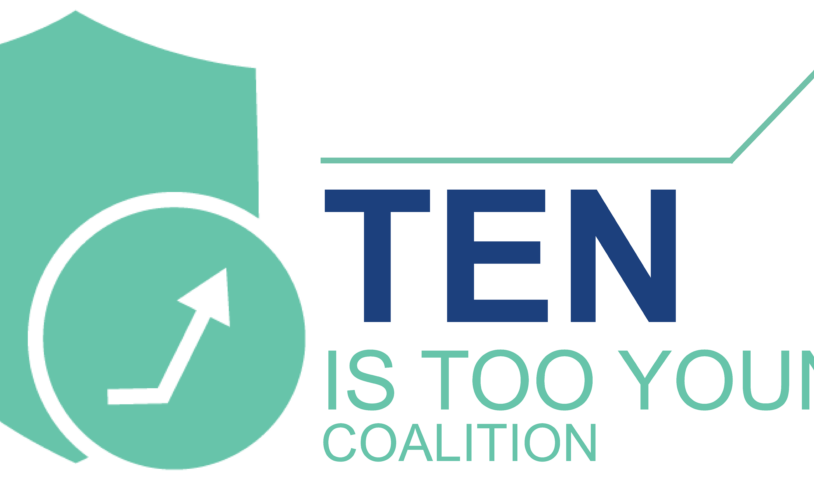 This is a logo for the campaign group to raise the minimum age of criminal responsibility in NI to higher than 10 years old.