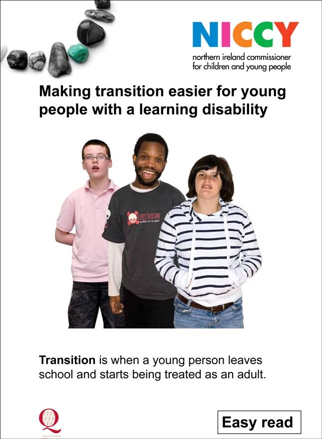 NICCY Transitions Report - Easy Read - cover.jpg